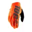100% Brisker Cold Weather Youth Gloves in Fluo Orange
