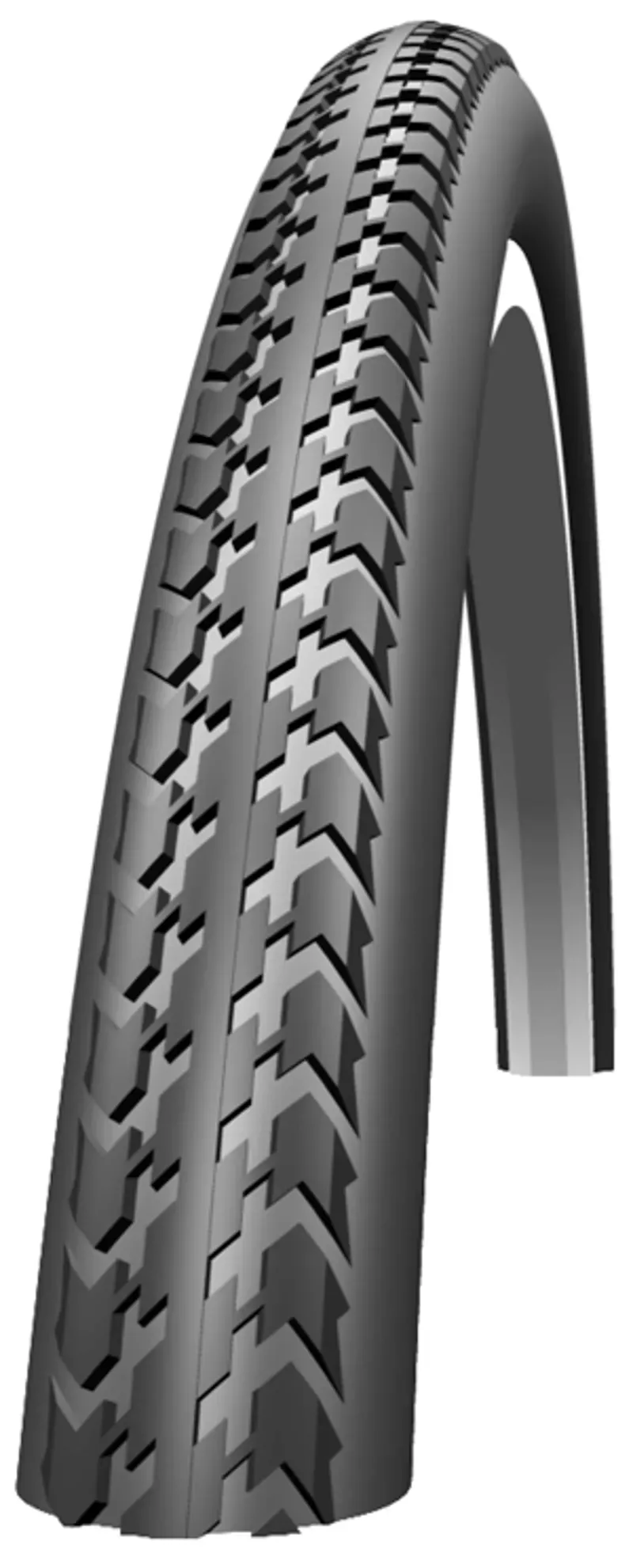 Schwalbe HS127 Kevlar Guard 24x1-3/8-inch SBC Cmpd. Rigid Tyre in Grey