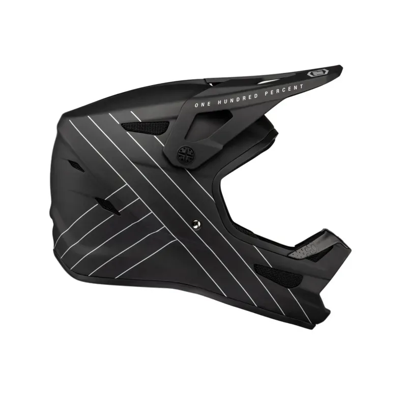100% Status Helmet in Essential Black