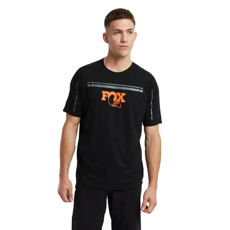 Fox Racing Hightail Short Sleeve Jersey in Black