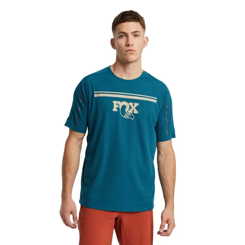 Fox Racing Hightail Short Sleeve Jersey in Seaweed