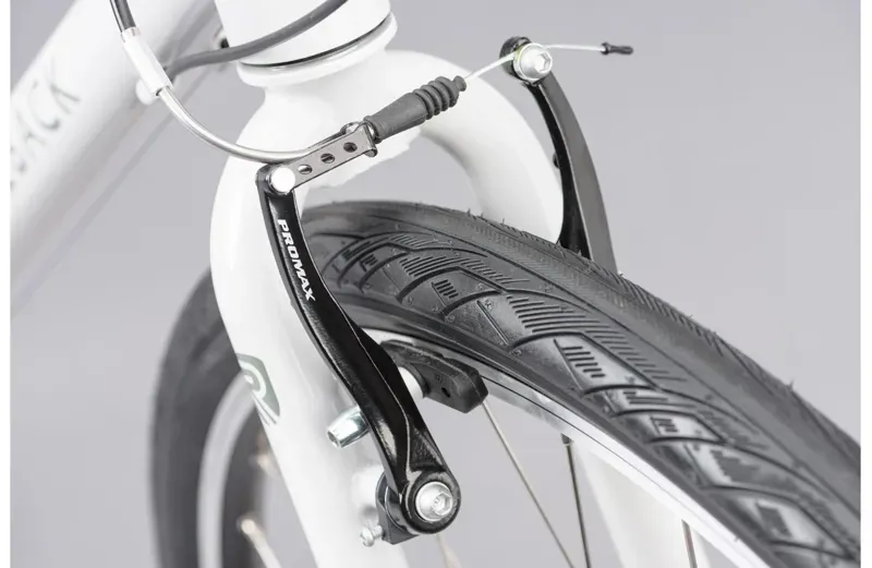 2021 Ridgeback Motion Open Frame Hybrid Bike in White-5