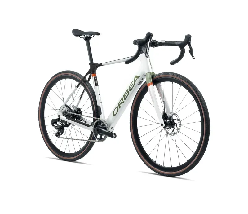 Orbea Gain M30i 105 Di2 Small White/Green-1